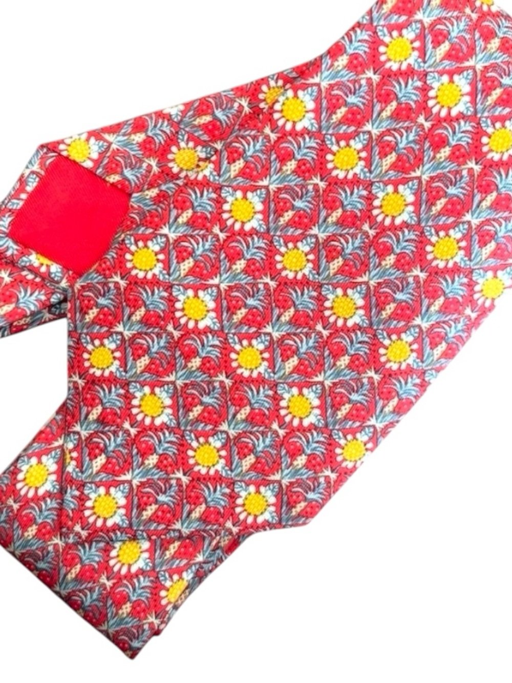 HERMÈS silk tie